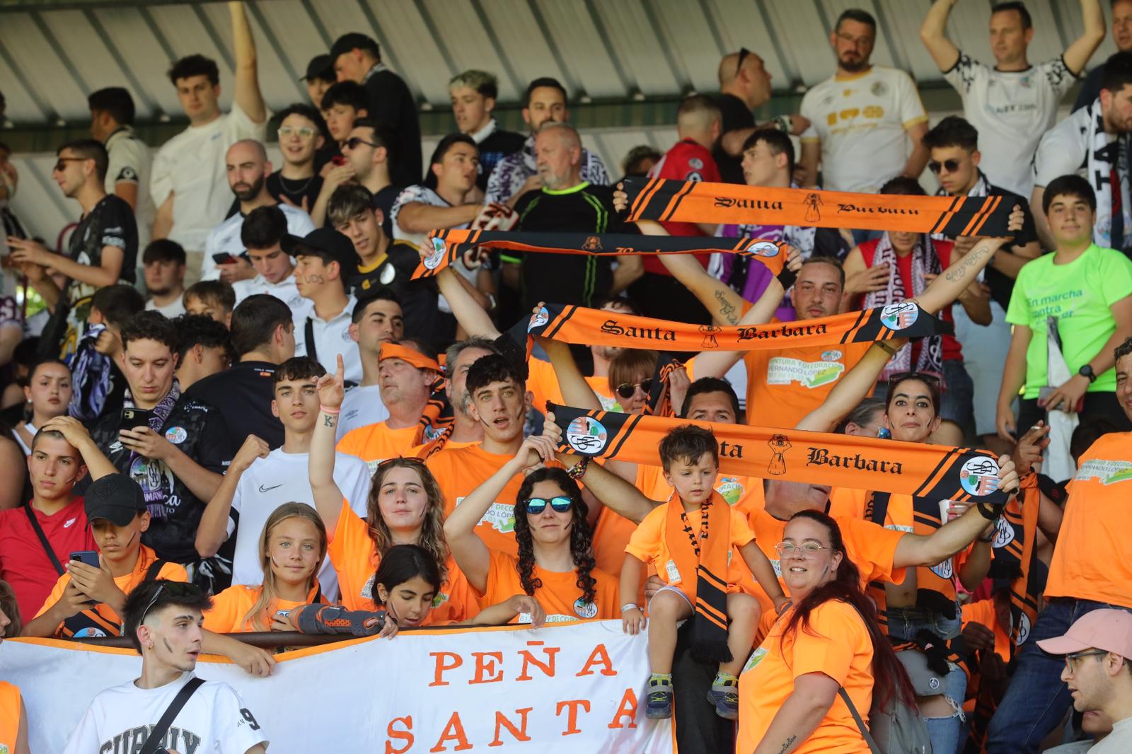 La grada del Helmántico, en la final por el ascenso a Segunda RFEF