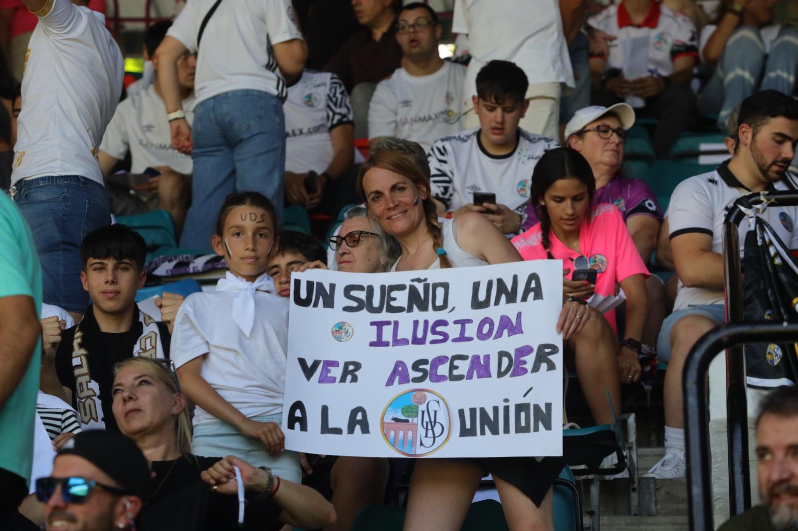 La grada del Helmántico, en la final por el ascenso a Segunda RFEF