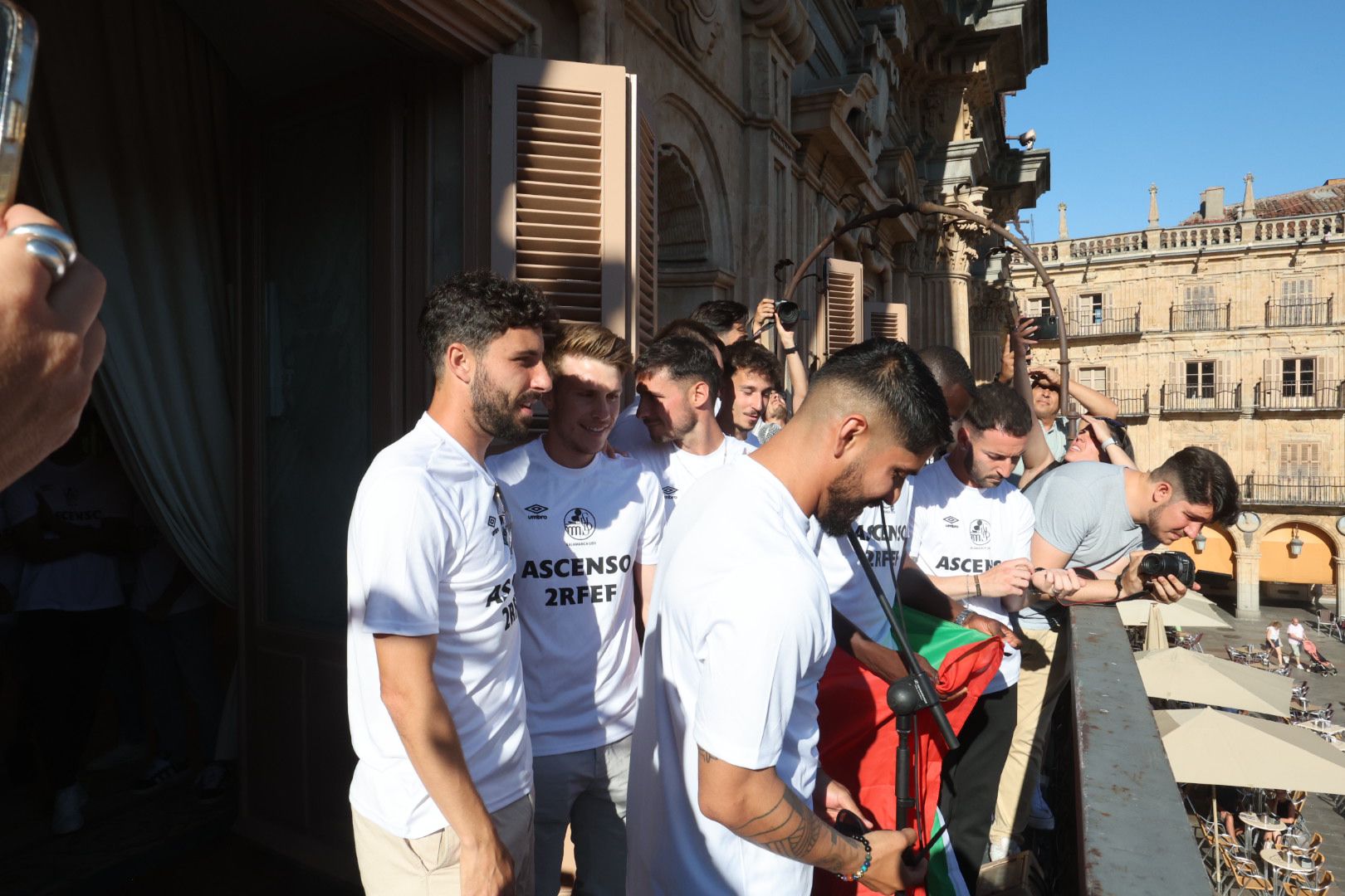 El Salamanca UDS ofrece su ascenso a la ciudad en el Ayuntamiento