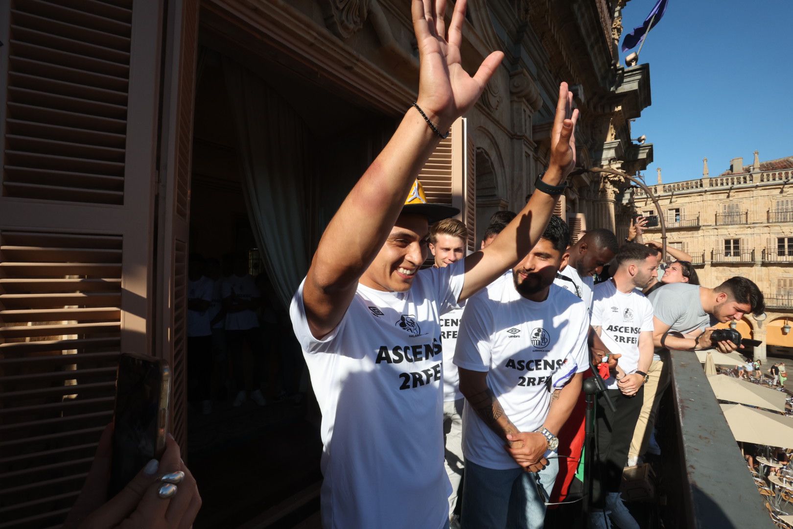 El Salamanca UDS ofrece su ascenso a la ciudad en el Ayuntamiento