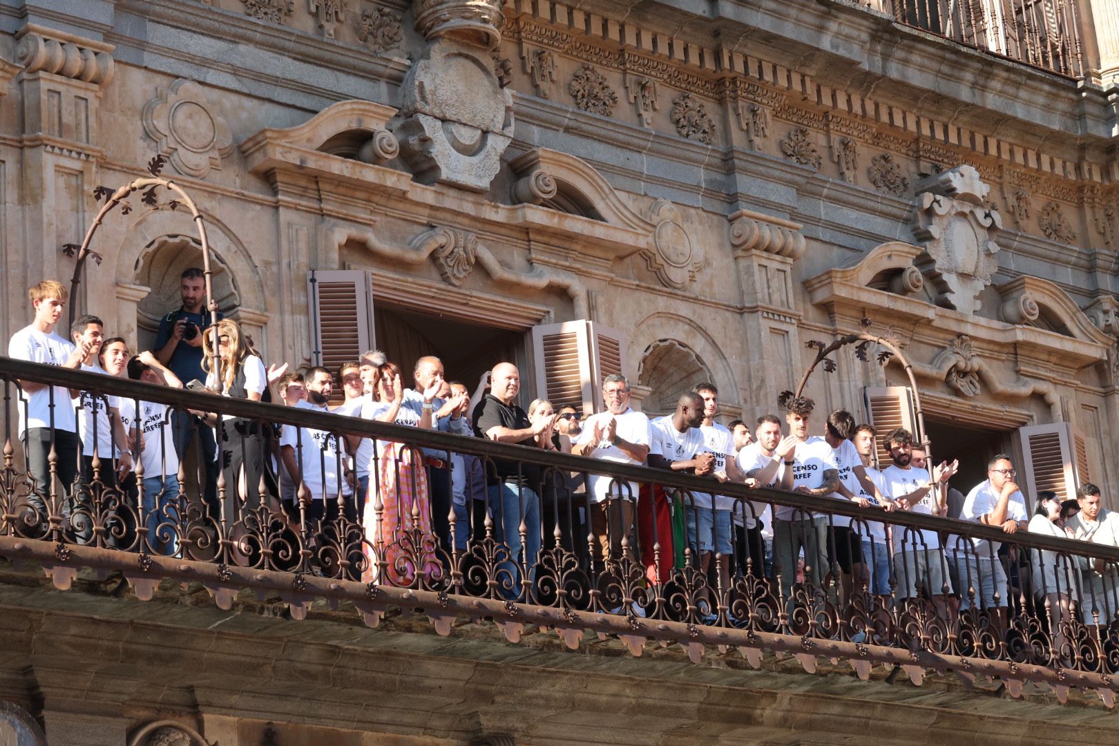 El Salamanca UDS ofrece su ascenso a la ciudad en el Ayuntamiento