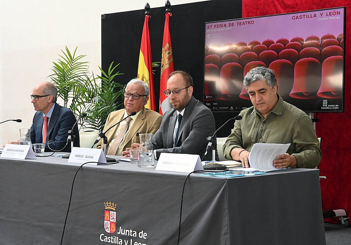 Momento de la presentación de la Feria de Teatro de Castilla y León.