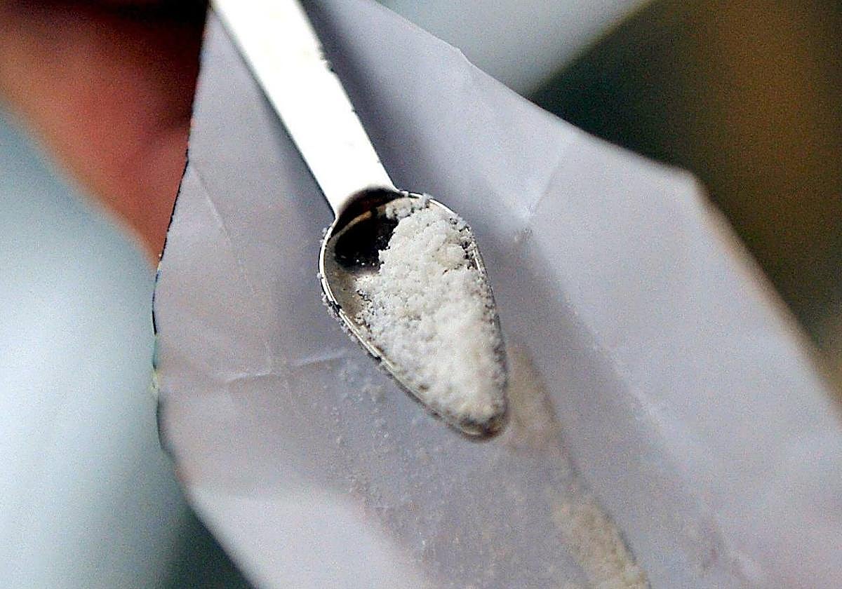 Cocaína en un envoltorio.