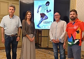 Presentación del cartel esta mañana en el Ayuntamiento de Salamanca.