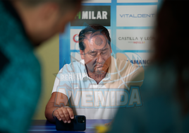 Jorge Recio en una rueda de prensa