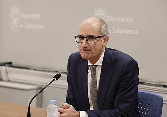 Foto de archivo del presidente de la Diputación de Salamanca, Javier Iglesias