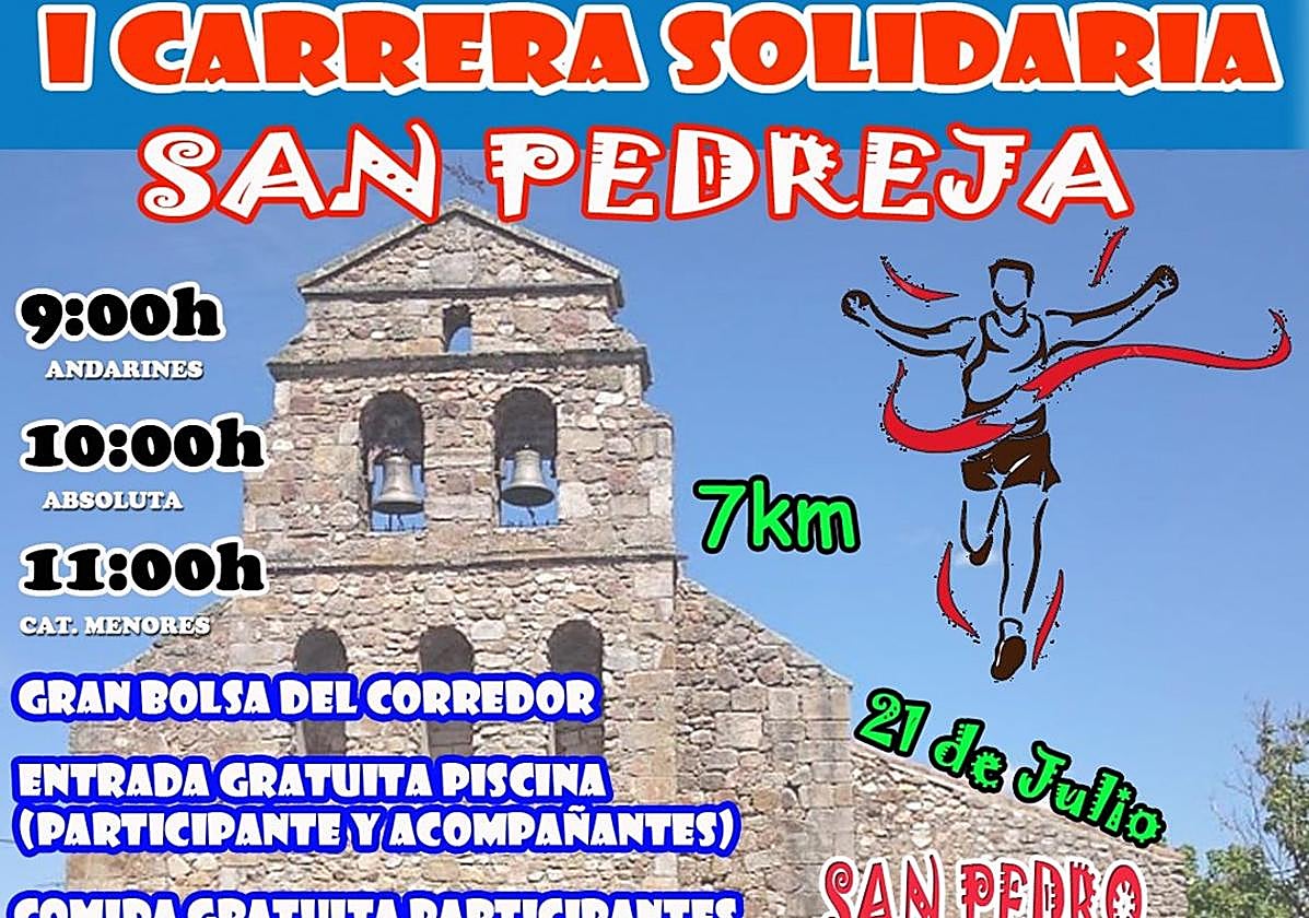 I Carrera Solidaria San Pedreja: recorrido, inscripciones y categorías