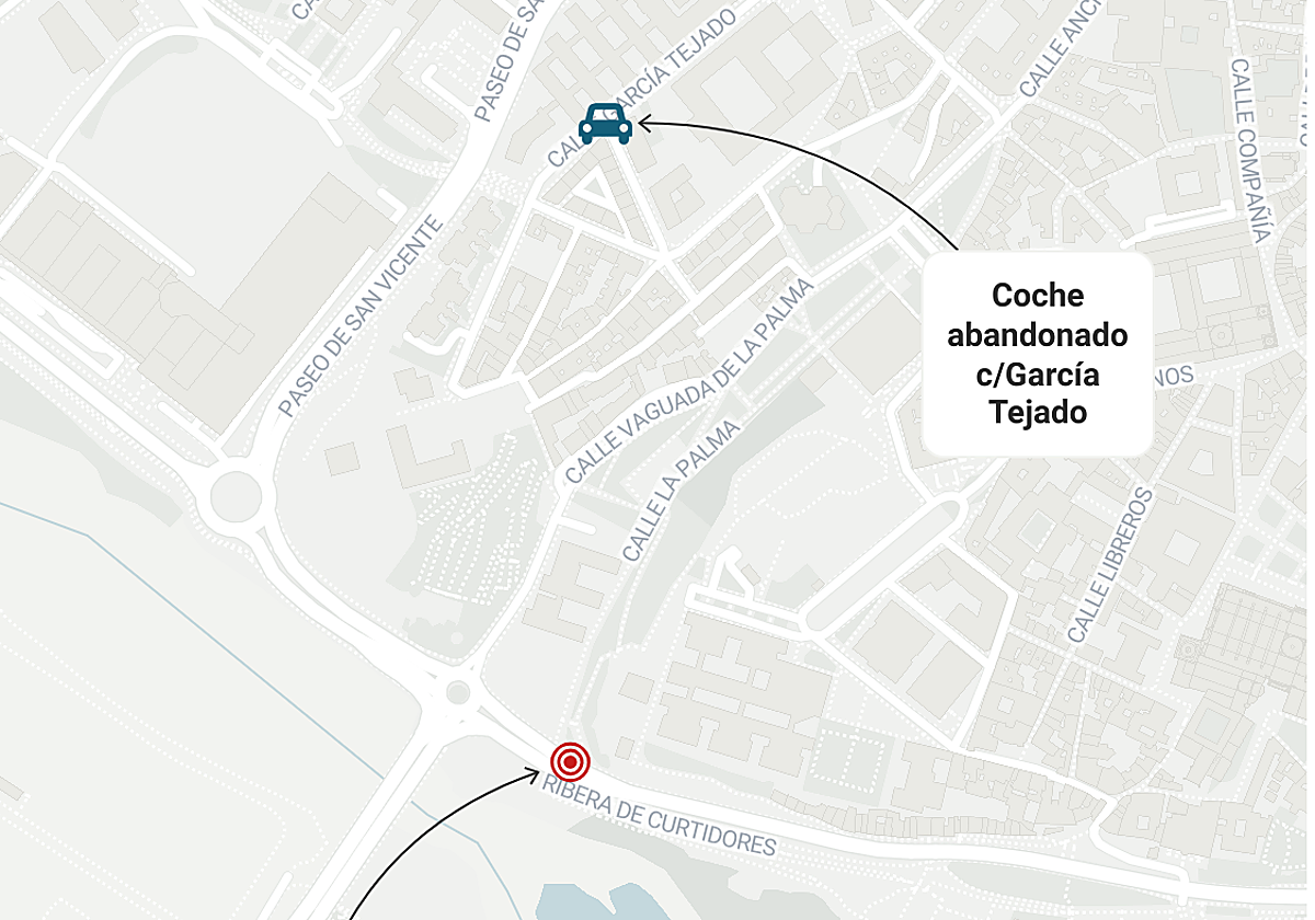 En búsqueda tras saltarse un control en Salamanca y chocar contra una señal