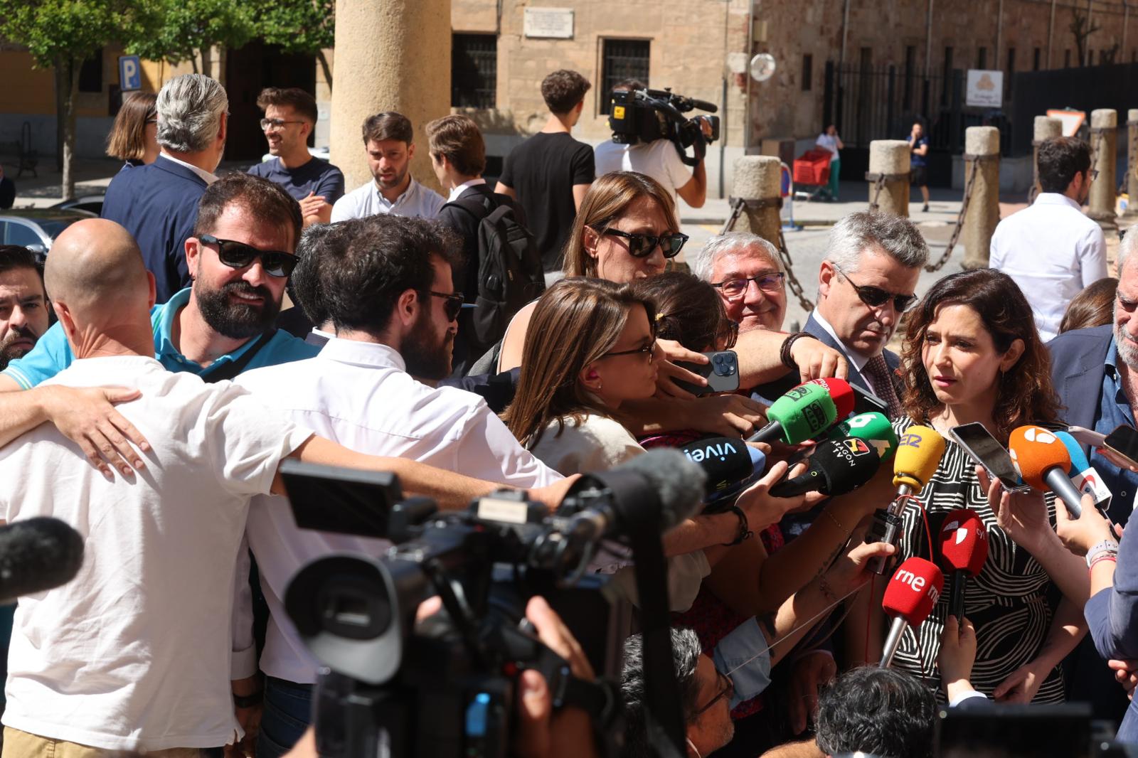 De Mañueco a Feijóo pasando por Ayuso: la reunión del PP en Salamanca