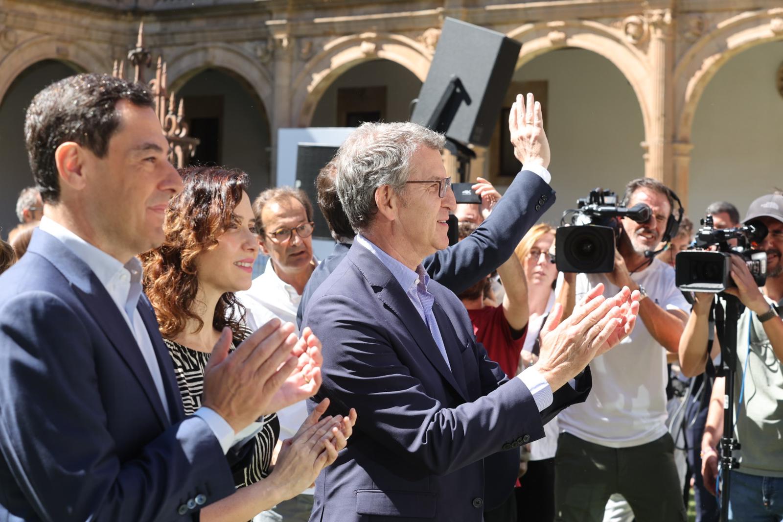 De Mañueco a Feijóo pasando por Ayuso: la reunión del PP en Salamanca