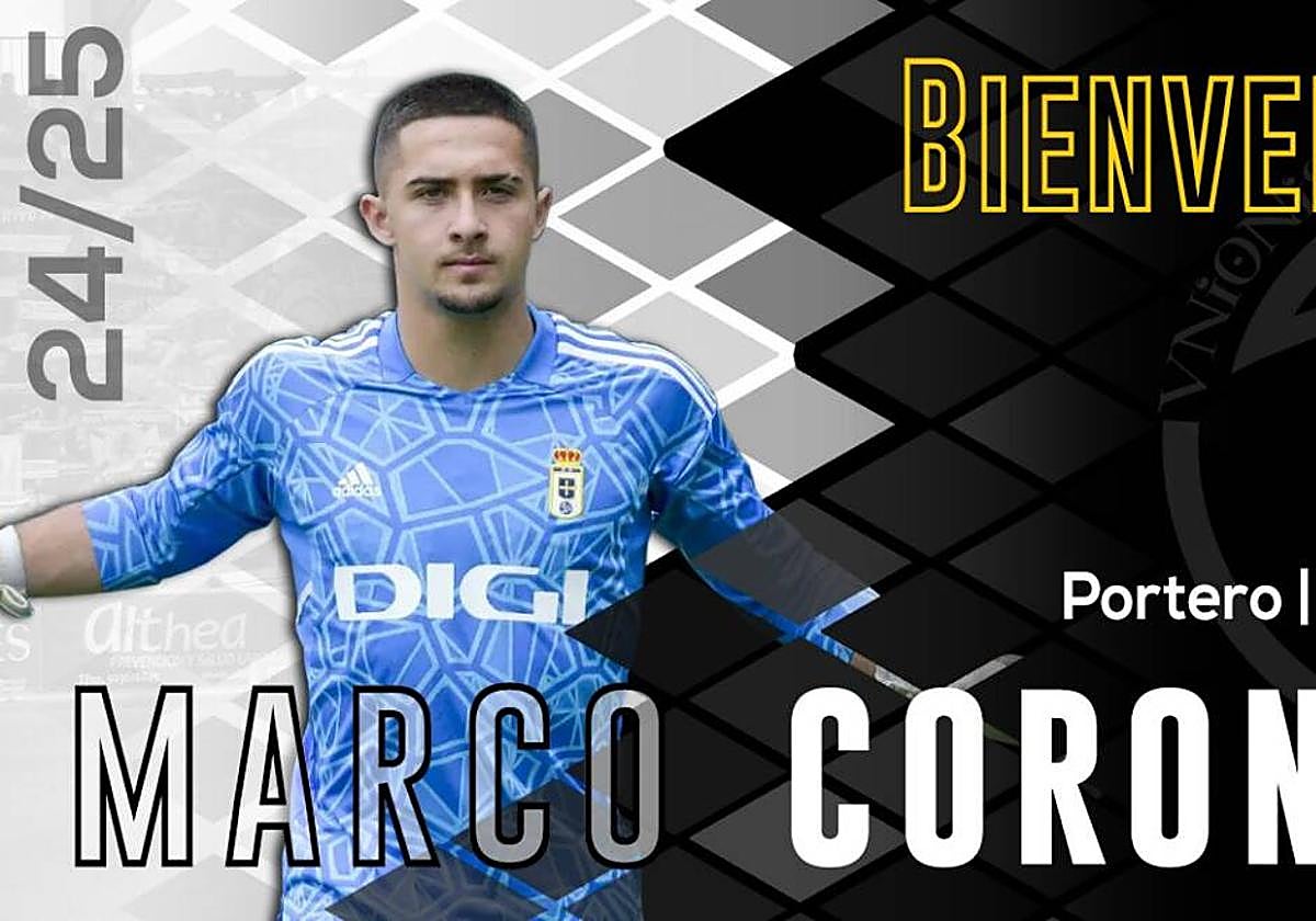 Marco Coronas llega a Salamanca para defender la portería de Unionistas