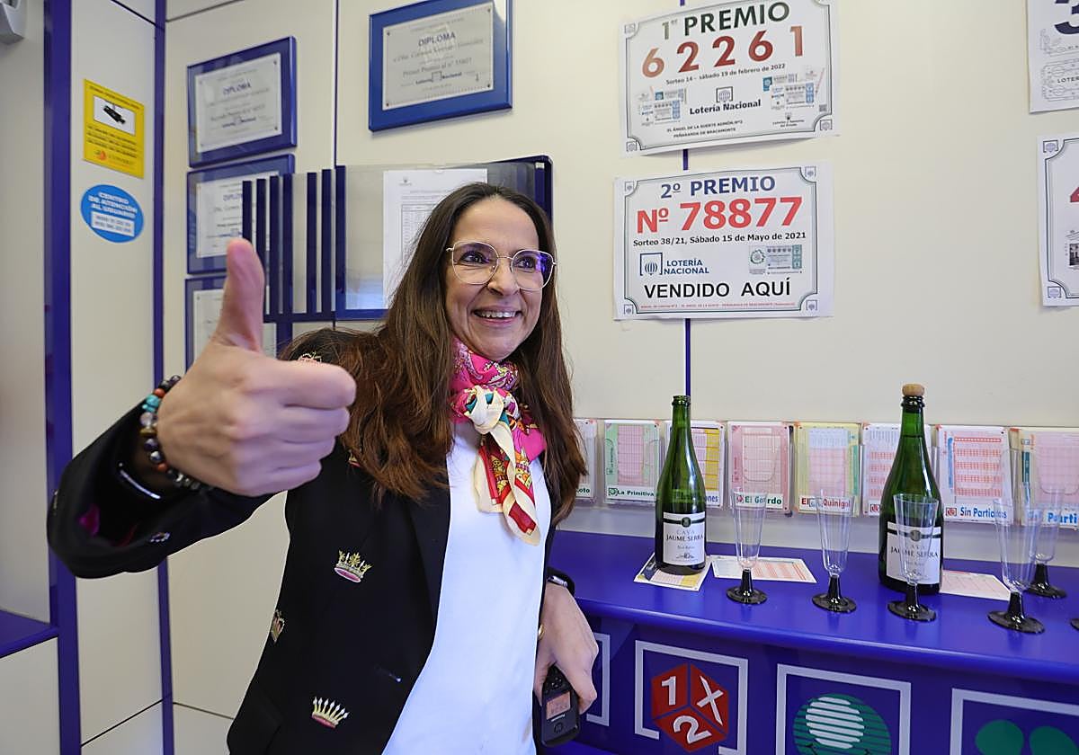 Administración de Peñaranda de Bracamonte, también muy agraciada en la Lotería de Navidad.