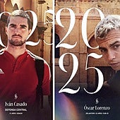 Iván Casado y Óscar Lorenzo, nuevos jugadores del Salamanca CF UDS