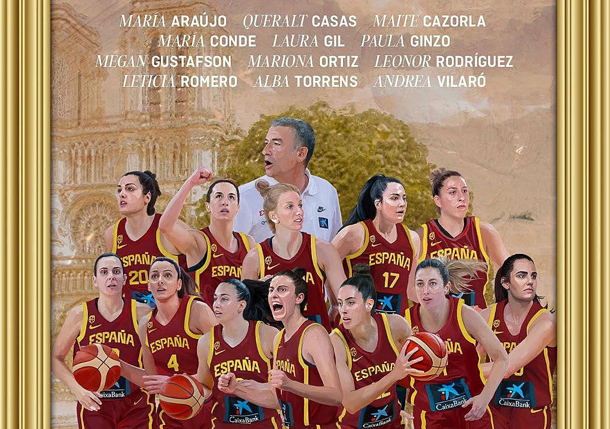 Las 12 jugadoras de la Selección