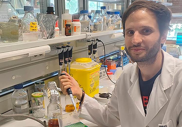 Víctor Arribas, investigador de la Universidad de Salamanca, coautor del estudio.