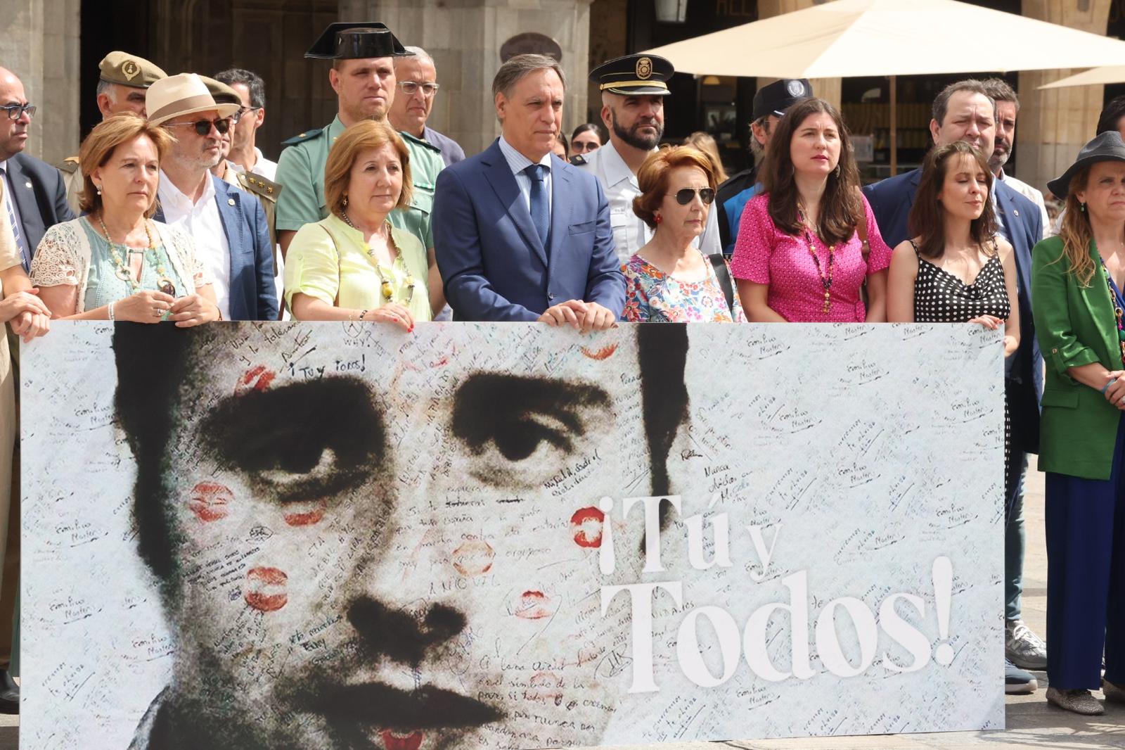 El acto en memoria de Miguel Ángel Blanco, en imágenes