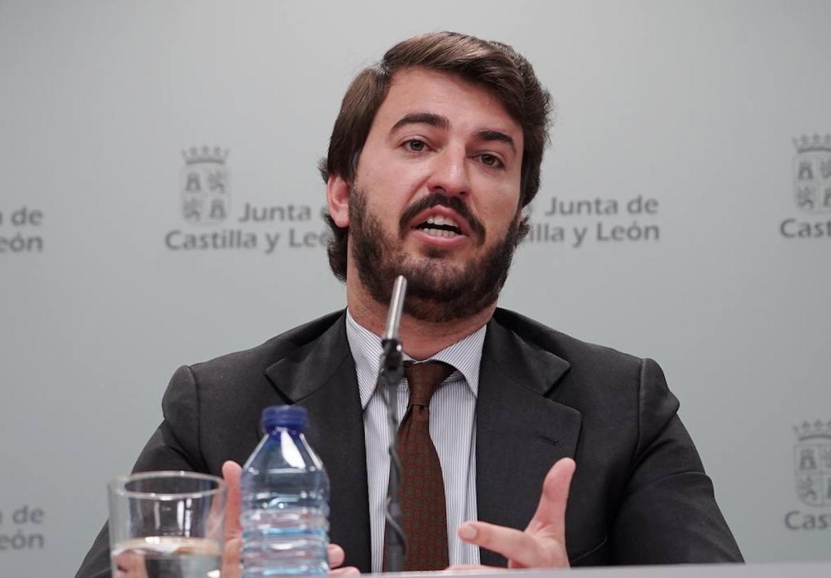 Juan García Gallardo, en una comparecencia en Cortes.