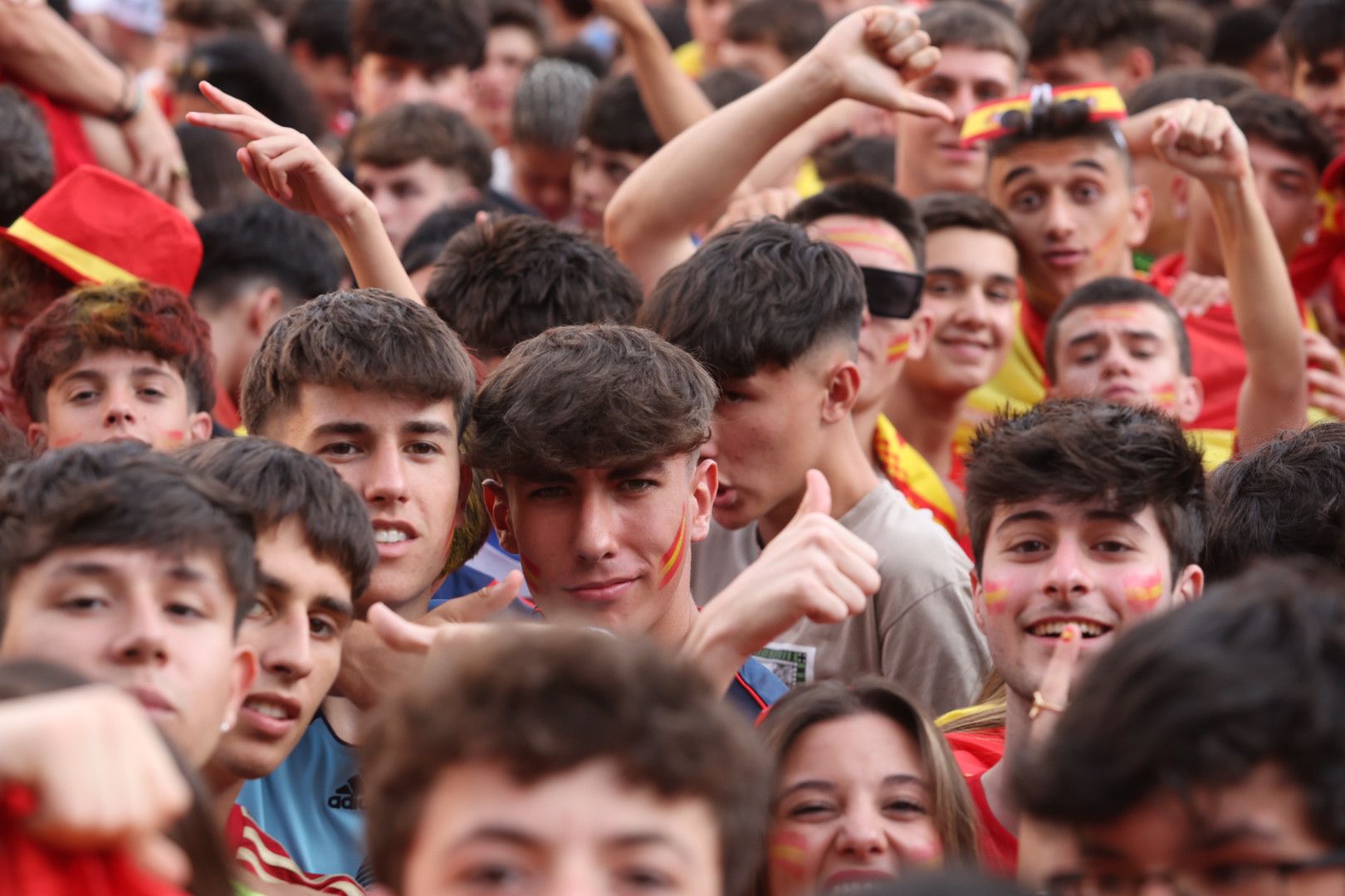 La Plaza Mayor espera la victoria de La Roja