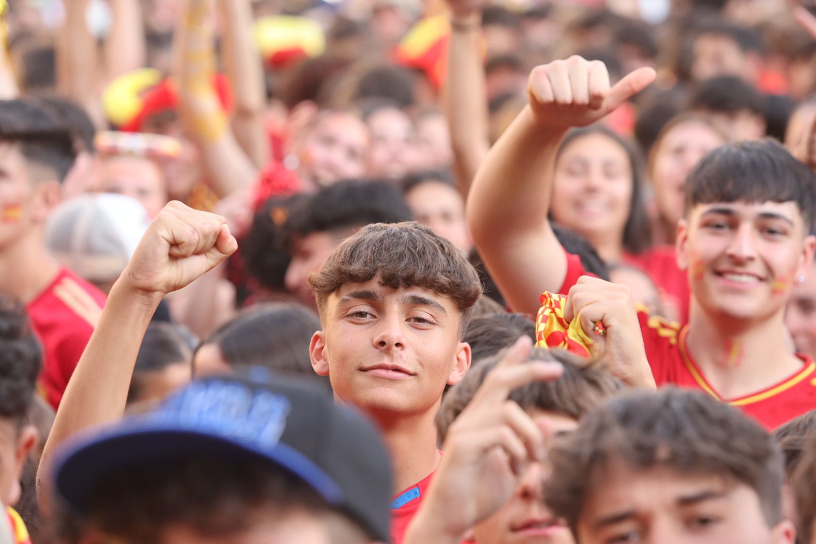 La Plaza Mayor espera la victoria de La Roja
