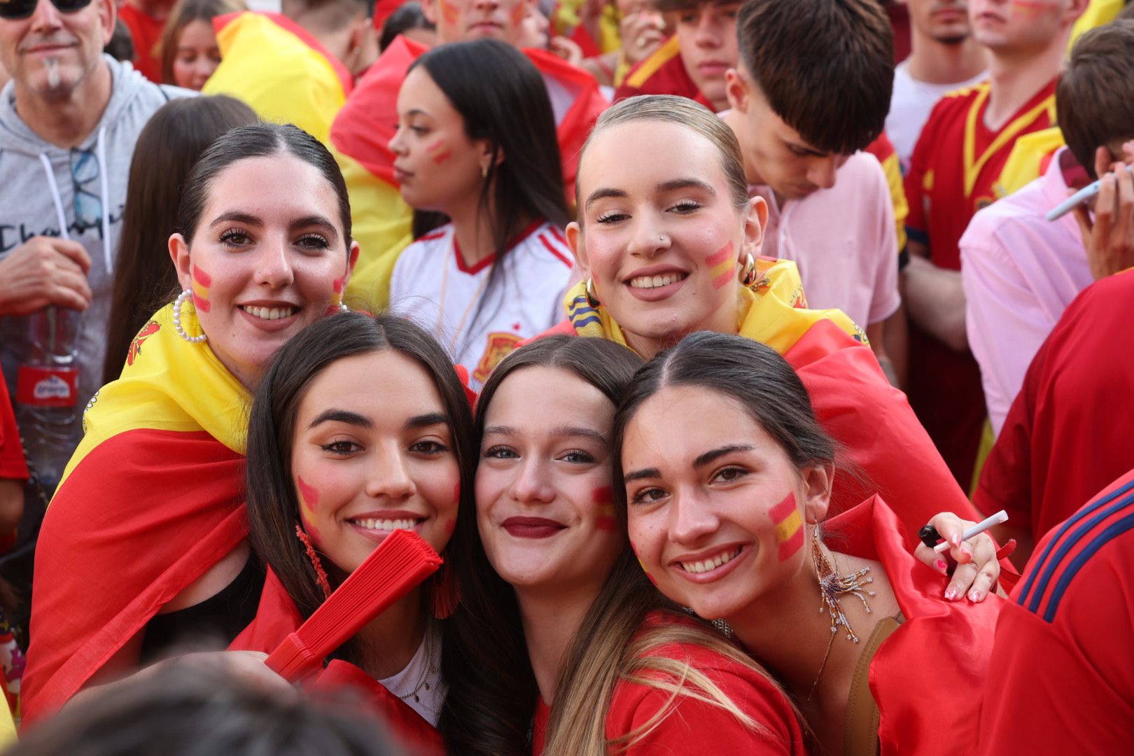 La Plaza Mayor espera la victoria de La Roja