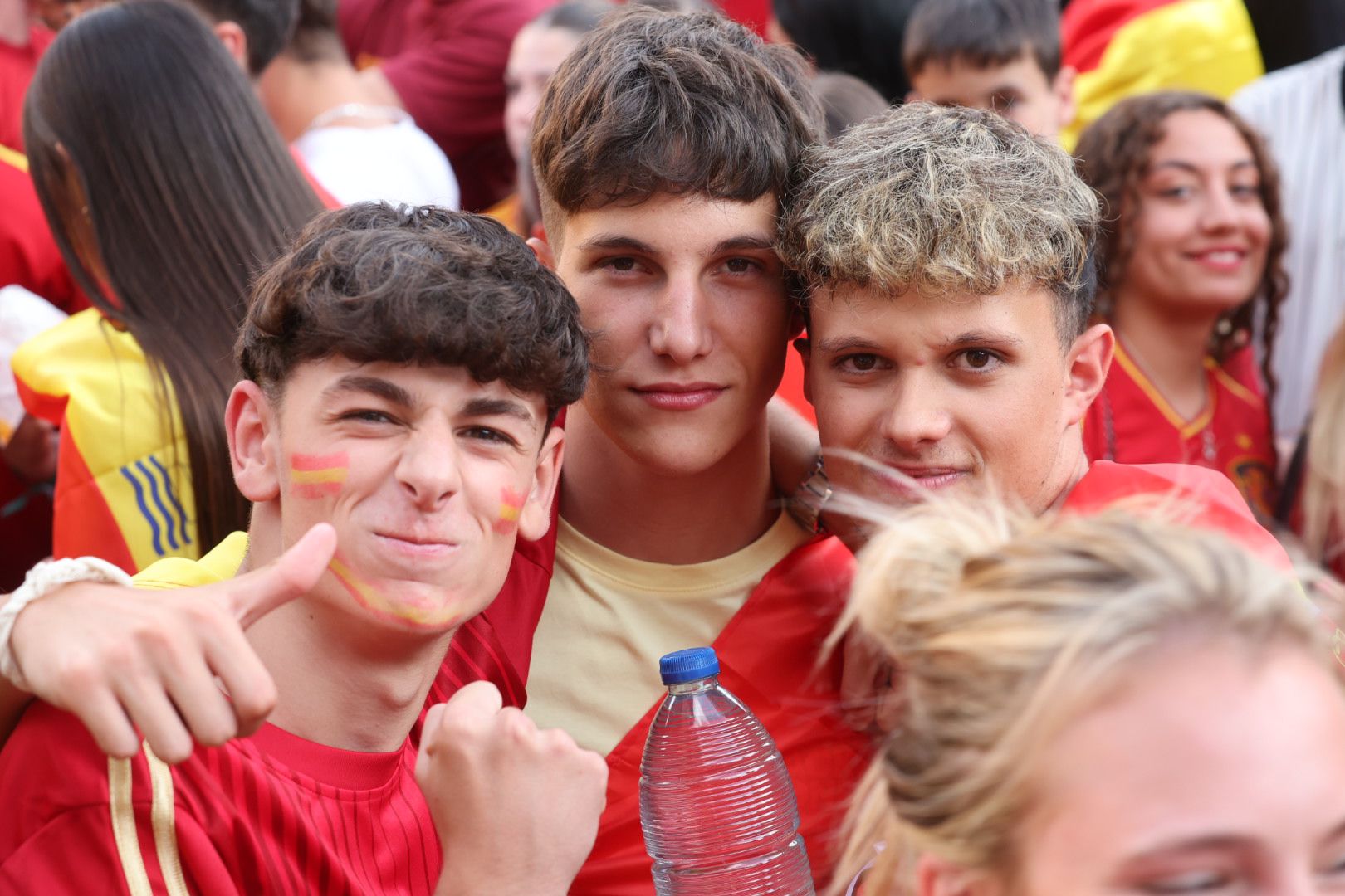 La Plaza Mayor espera la victoria de La Roja