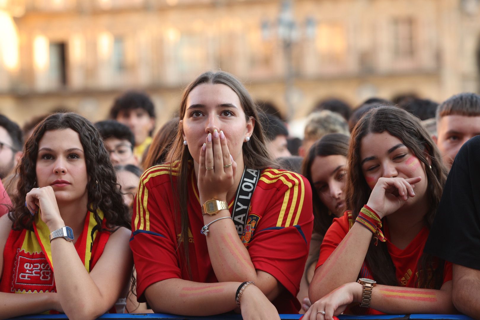 La Plaza Mayor espera la victoria de La Roja
