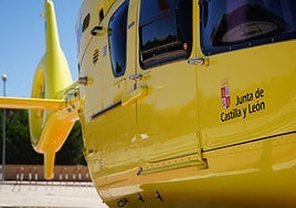 Salamanca. helicoptero emergencias 112 sacyl