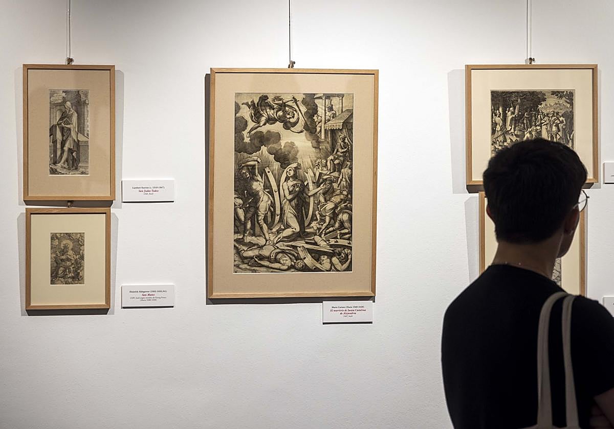 Algunas obras expuestas.