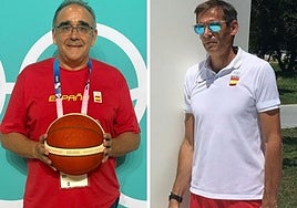 José Ignacio Hernández y Antonio Sánchez, directores deportivos de las federaciones de baloncesto y atletismo, respectivamente.