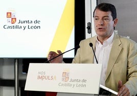 Alfonso Fernández Mañueco, en un acto.