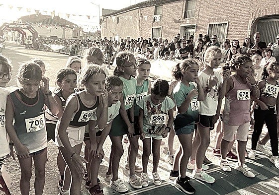 Salida de una prueba de menores de la San Rocada.