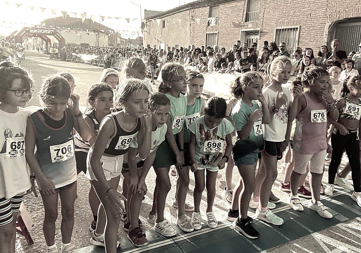 Salida de una prueba de menores de la San Rocada.