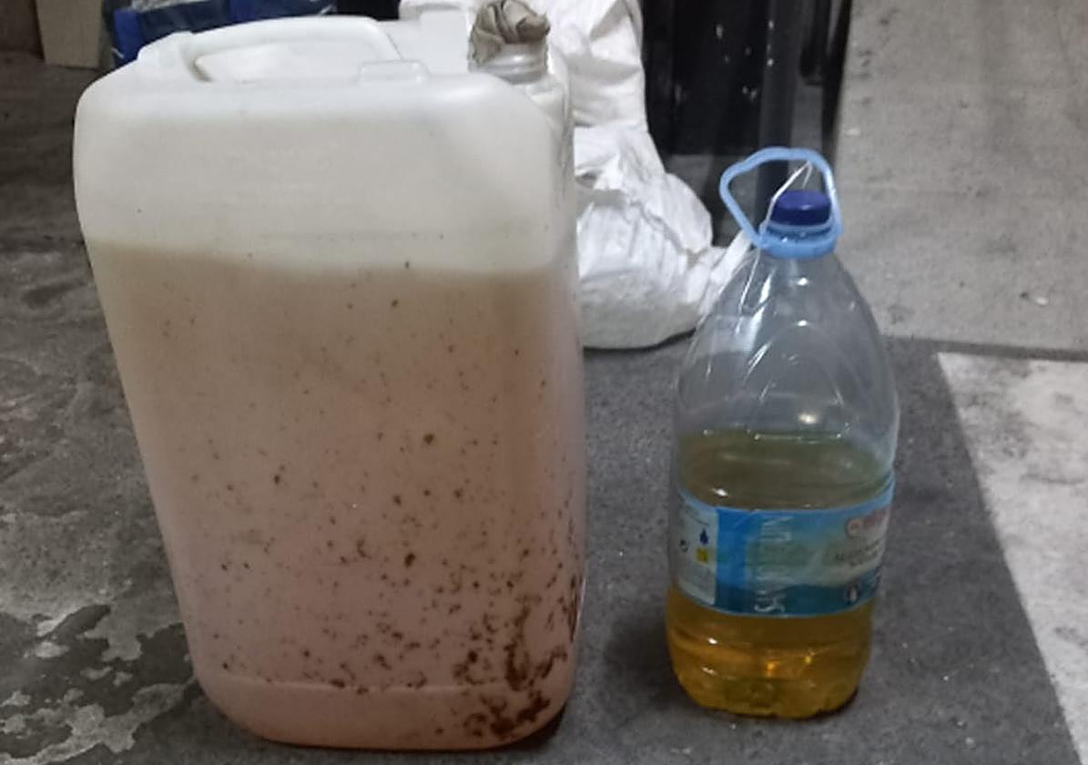 Salta una valla de dos metros y accede a una nave para robar el gasoil de un camión