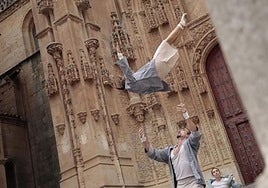 Una de las sesiones del Festival Artes de Calle en Salamanca el año pasado.
