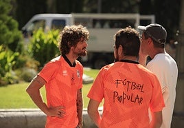 Héctor Lacosta, en un momento del rodaje del videoclip.