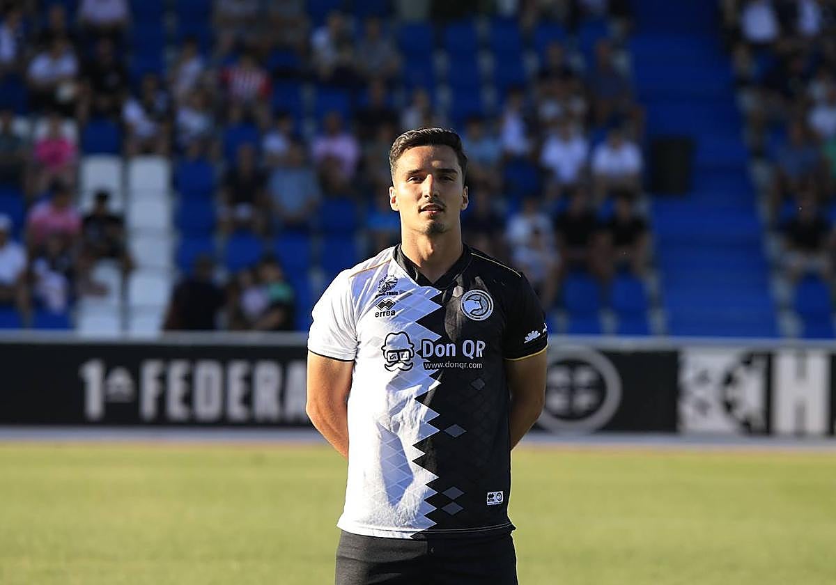 Imanol Baz, partido de presentación de Unionistas de Salamanca