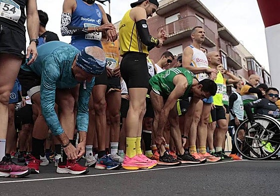 Salida de la última edición de la Media Maratón de la Diputación.