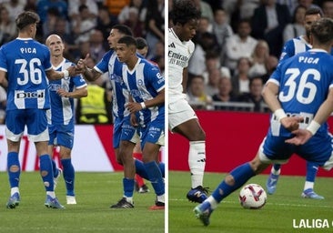 El salmantino Pica cumple un sueño jugando ante el Real Madrid en el Bernabéu