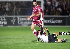 Lance del partido en el Reina Sofía este sábado