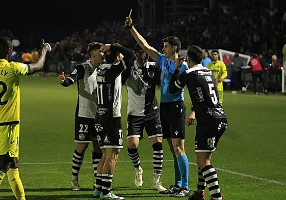 Mateo Busquets Ferrer, durante el Unionistas-Villarreal de la pasada Copa del Rey.
