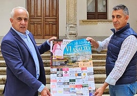 El diputado de deportes, Jesús María Ortiz, y el concejal de deportes del municipio, David Curto.