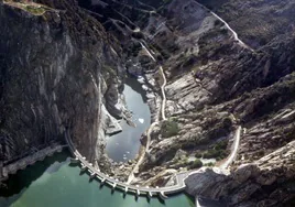 Presa de Aldeadávila de la Ribera.