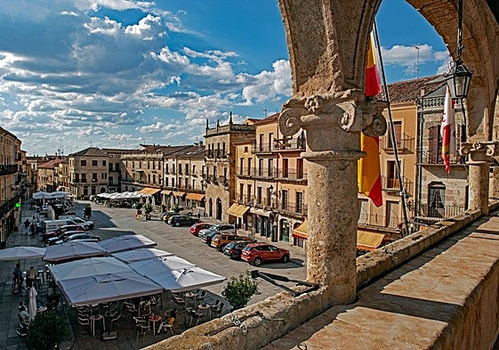 El centro de Ciudad Rodrigo