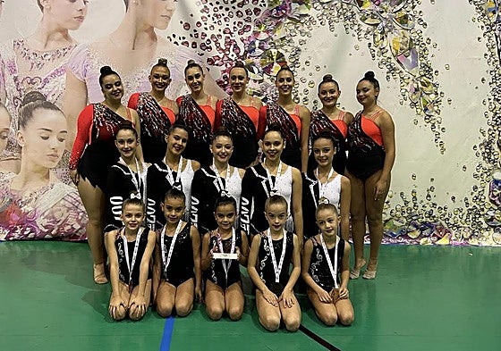 Algunas de las clasificadas para el Campeonato