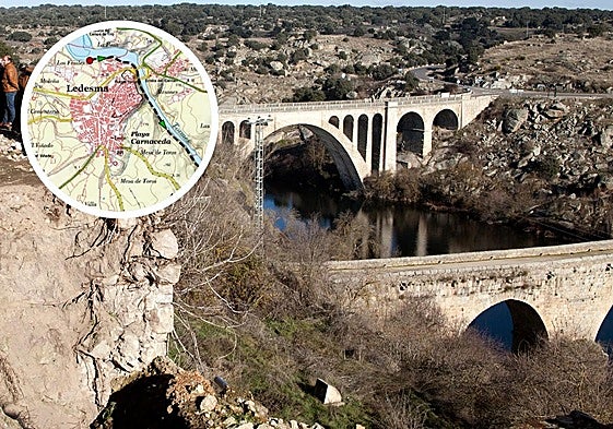 Los dos puentes de Ledesma y su ruta de la playa de la Carnaceda.