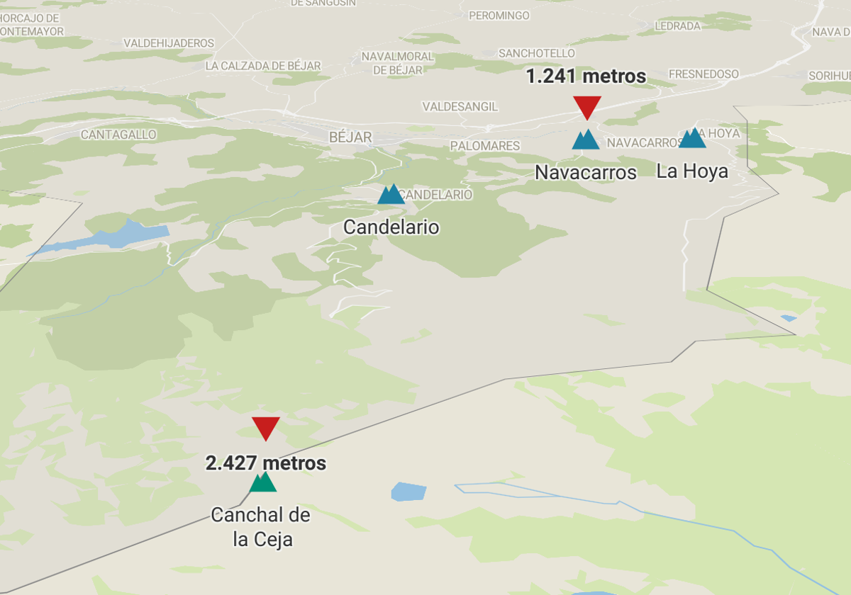 Los pueblos a gran altura de Salamanca que tienen vecinos más allá de los 1.000 metros