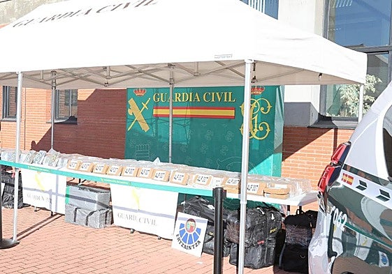 Cargamento localizado en la operación