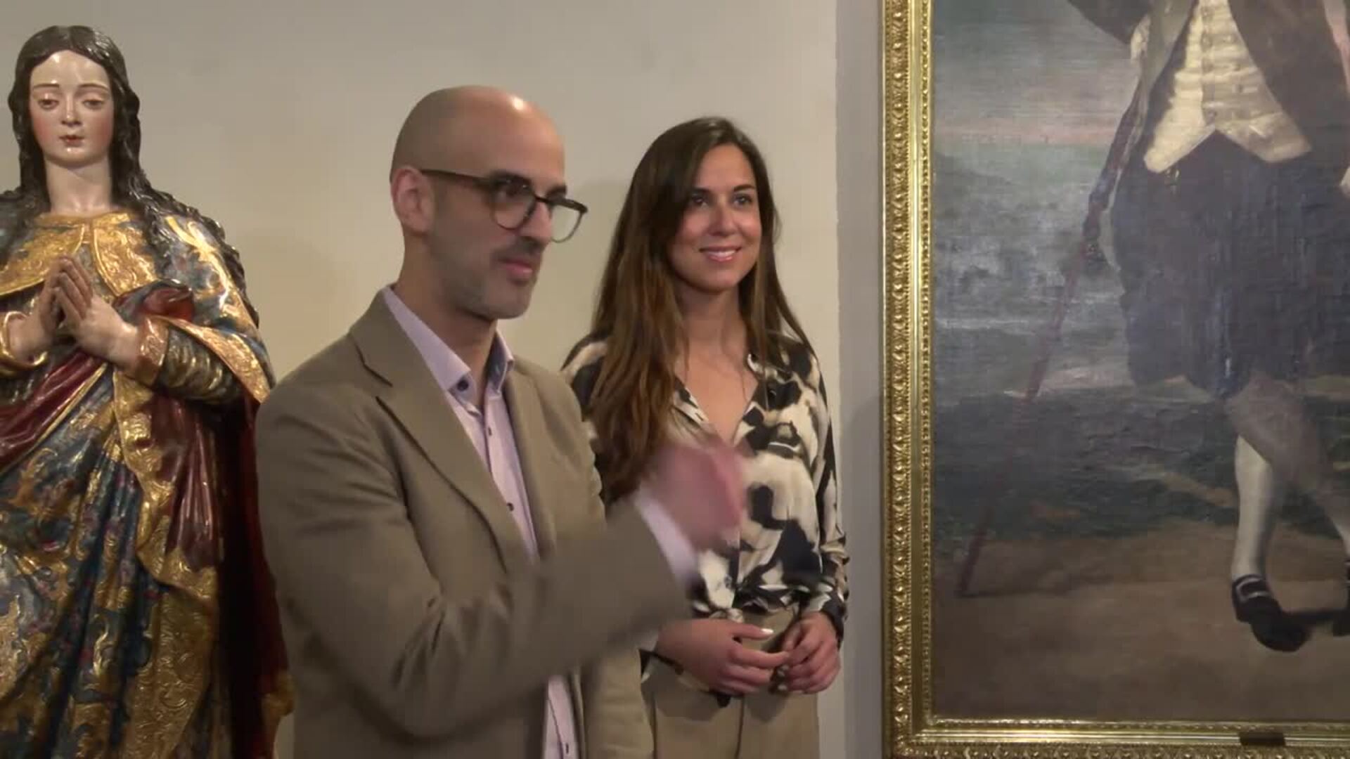 El 'Retrato de Jovellanos' de Goya dialoga con obras del barroco en el Museo de Escultura