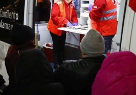 Unidad de Emergencia Social de Cruz Roja en Salamanca.