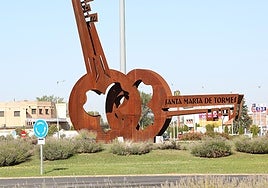 Rotonda Llaves de la Ciudad de Santa Marta de Tormes.